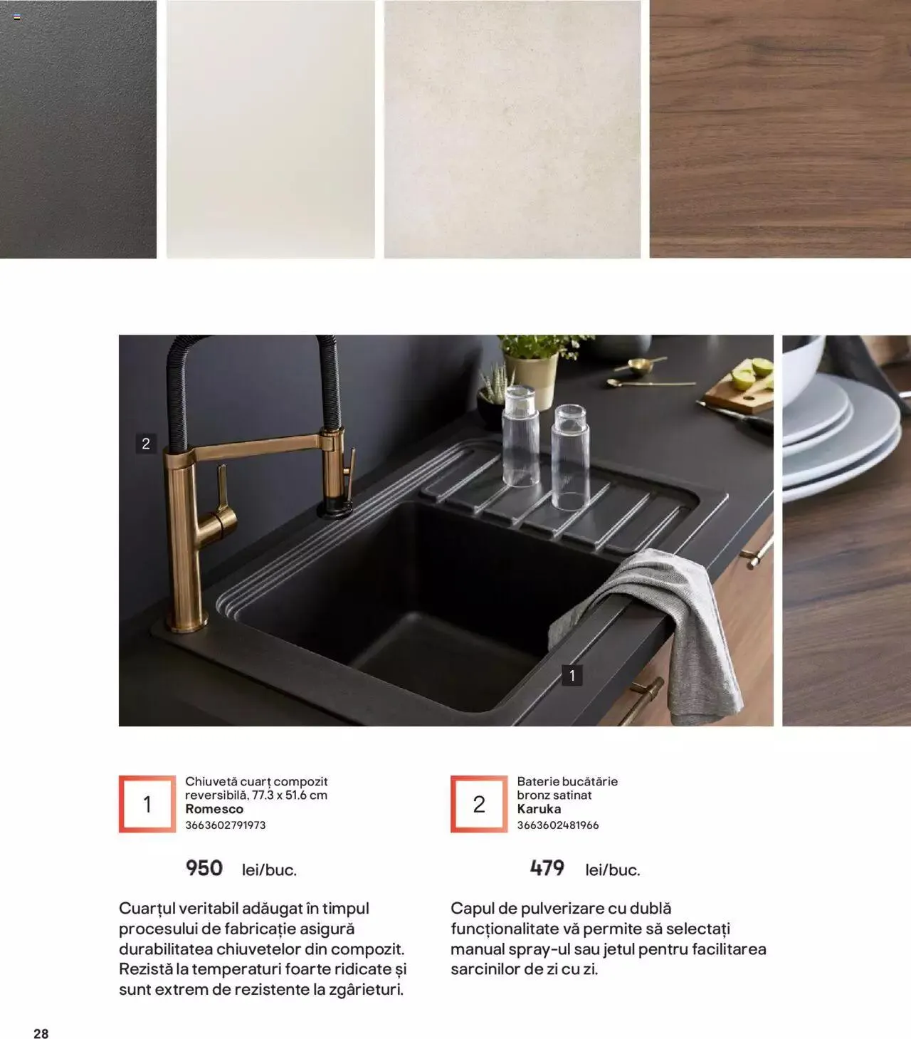 Catalog Brico Depot catalog - Bucătării modulare de la 1 ianuarie până la 31 decembrie 2023 - Revista Pagina 28