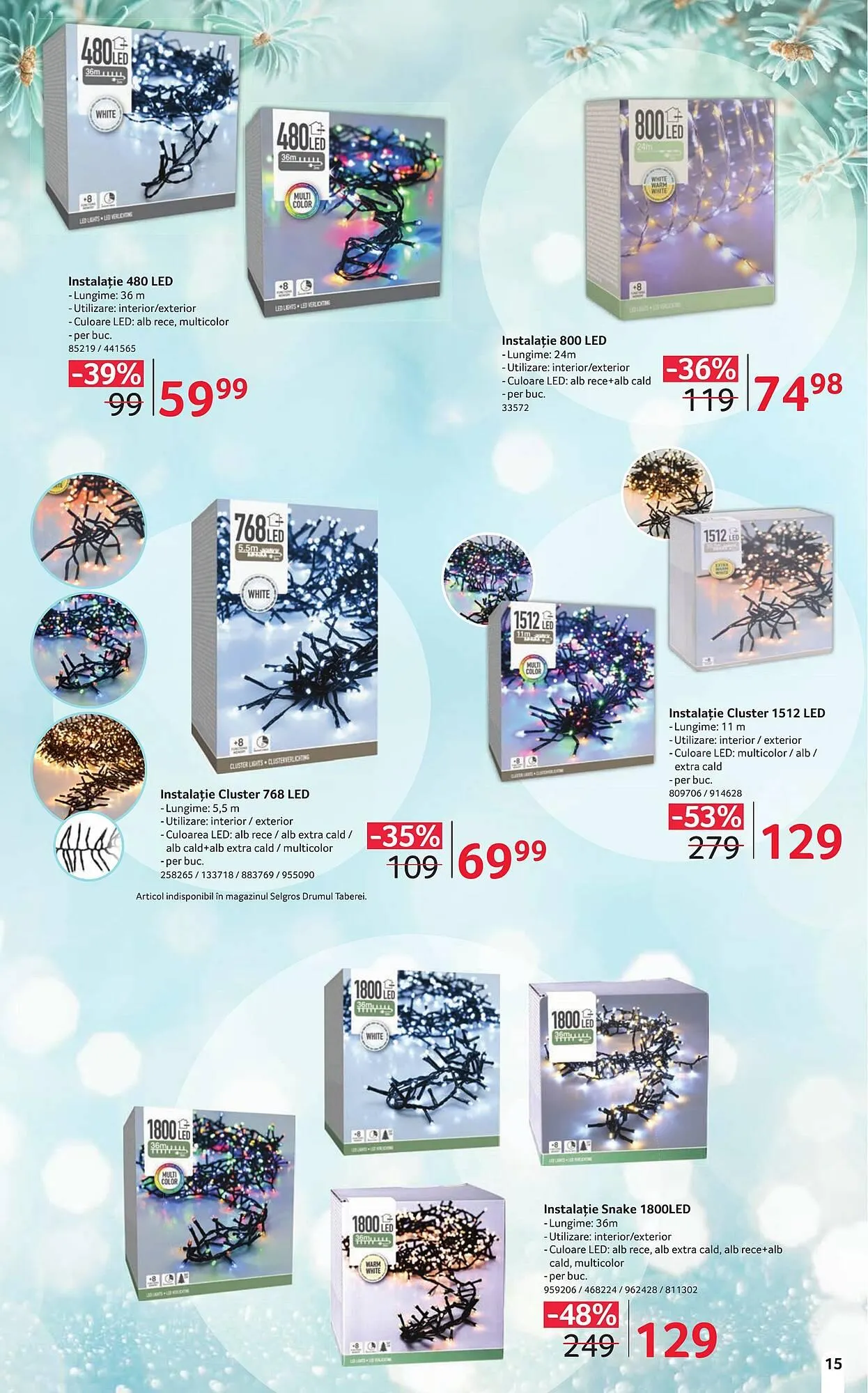 Catalog Catalog Selgros de la 6 decembrie până la 24 decembrie 2025 - Revista Pagina 15