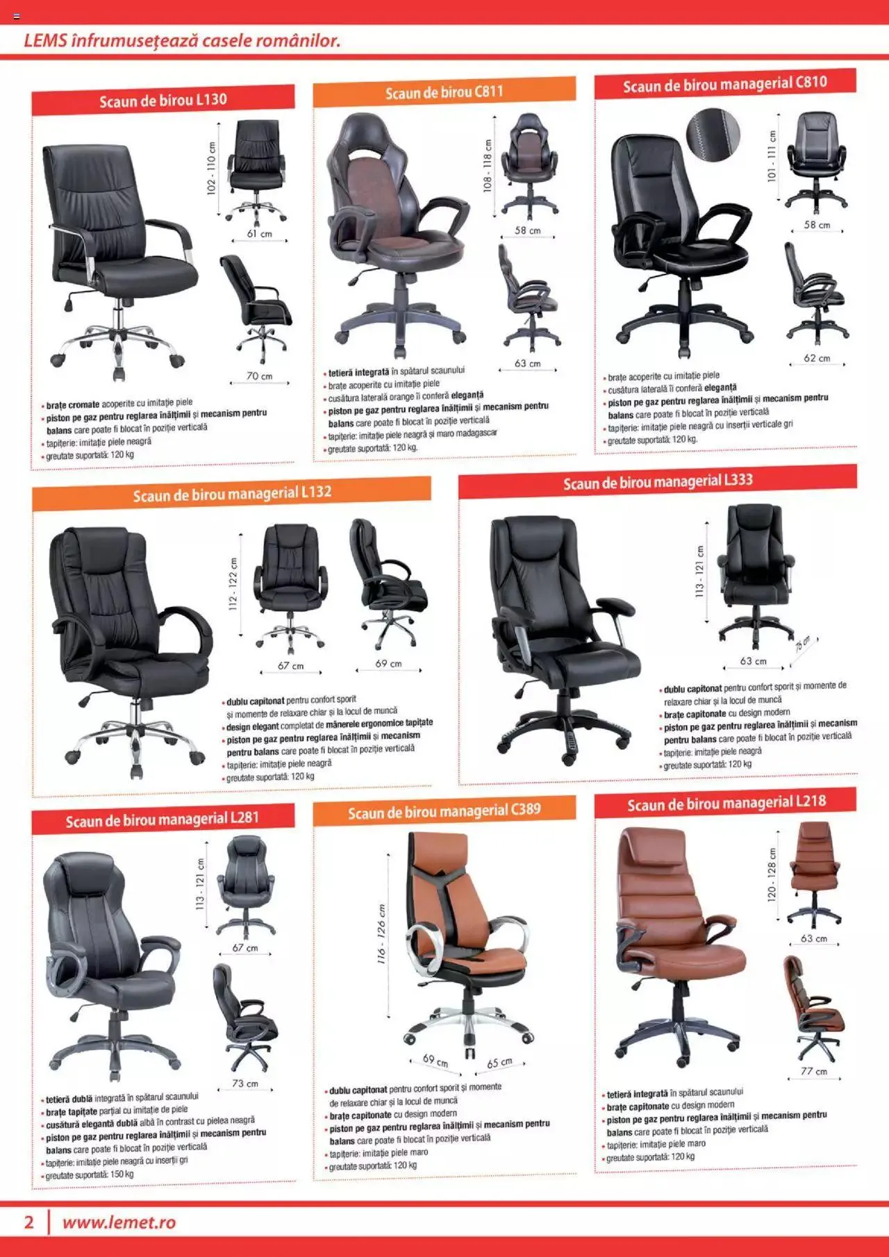 Catalog Lem’s - Scaune de birou de la 1 septembrie până la 31 decembrie 2023 - Revista Pagina 2