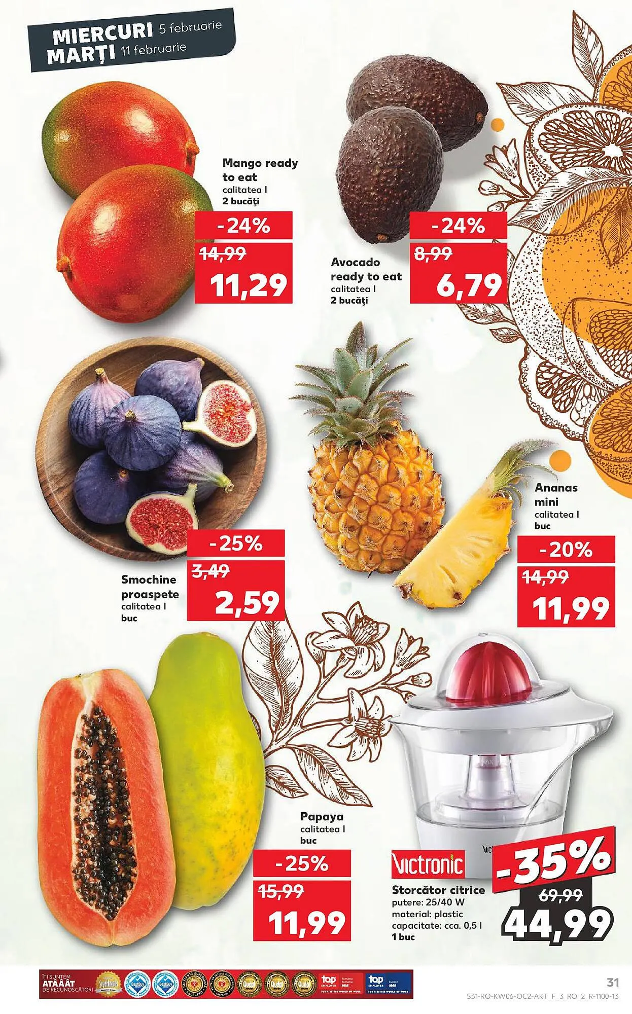 Catalog Catalog Kaufland de la 5 februarie până la 11 februarie 2025 - Revista Pagina 31