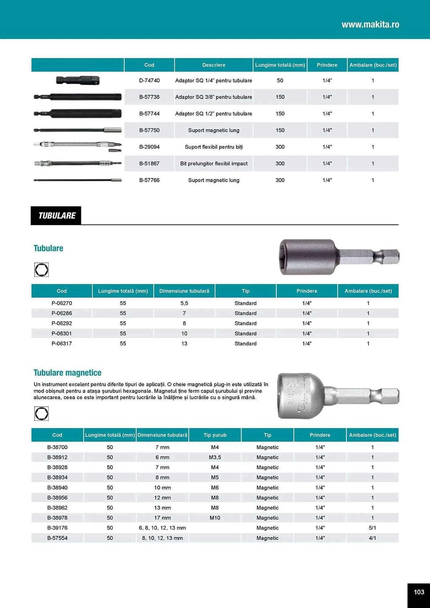 Catalog Catalog Makita de la 1 aprilie până la 31 decembrie 2025 - Revista Pagina 103