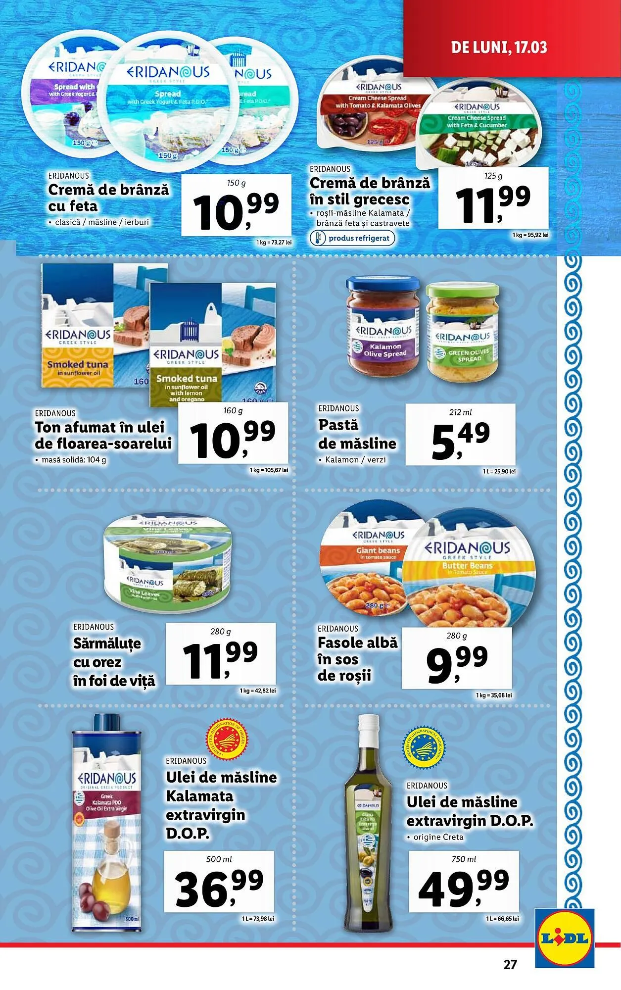 Catalog Catalog Lidl de la 17 martie până la 23 martie 2025 - Revista Pagina 27