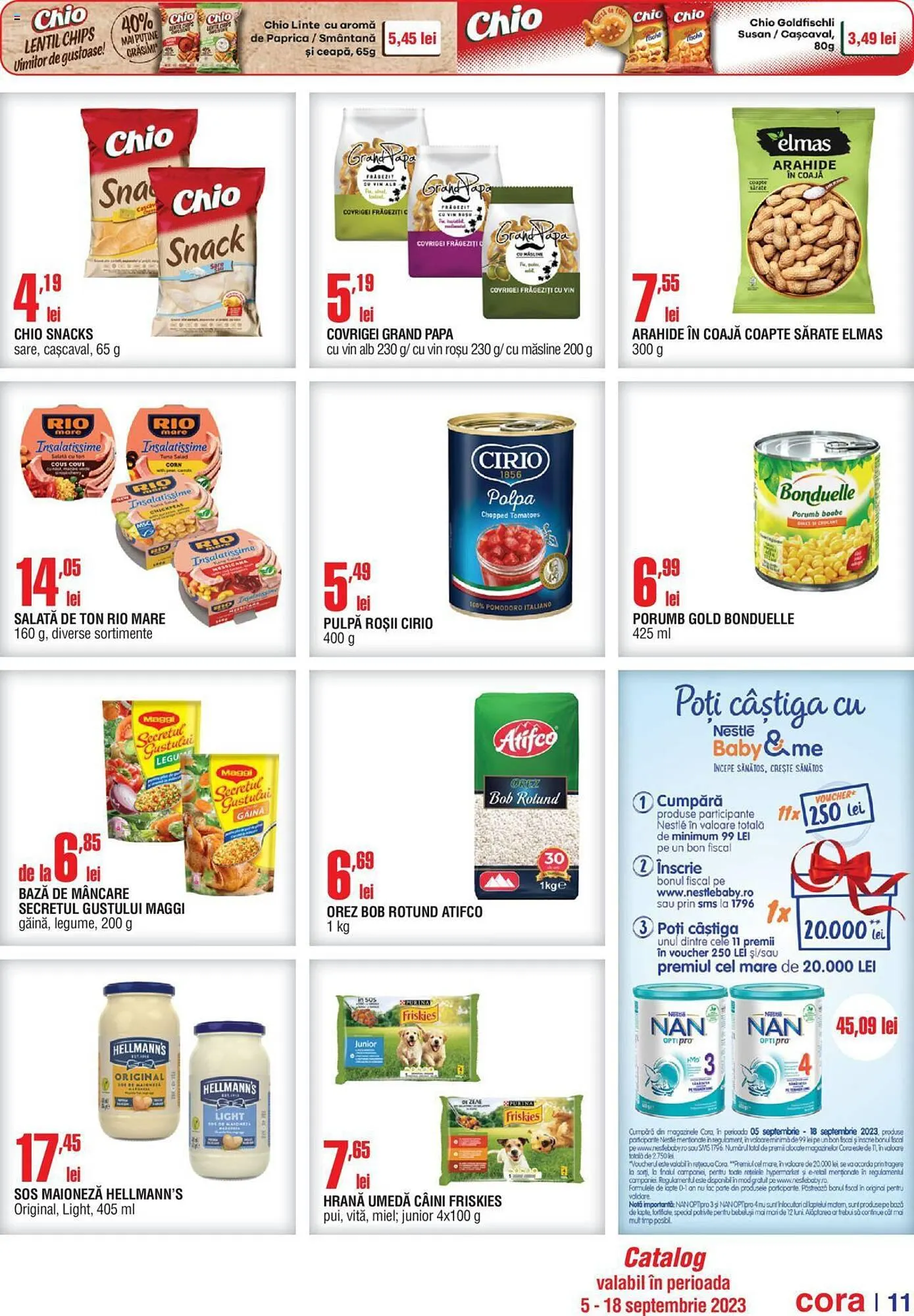 Catalog Cora catalog de la 5 septembrie până la 18 septembrie 2023 - Revista Pagina 11