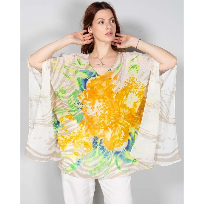 Bluza subtire cu maneci tip fluture N240531017