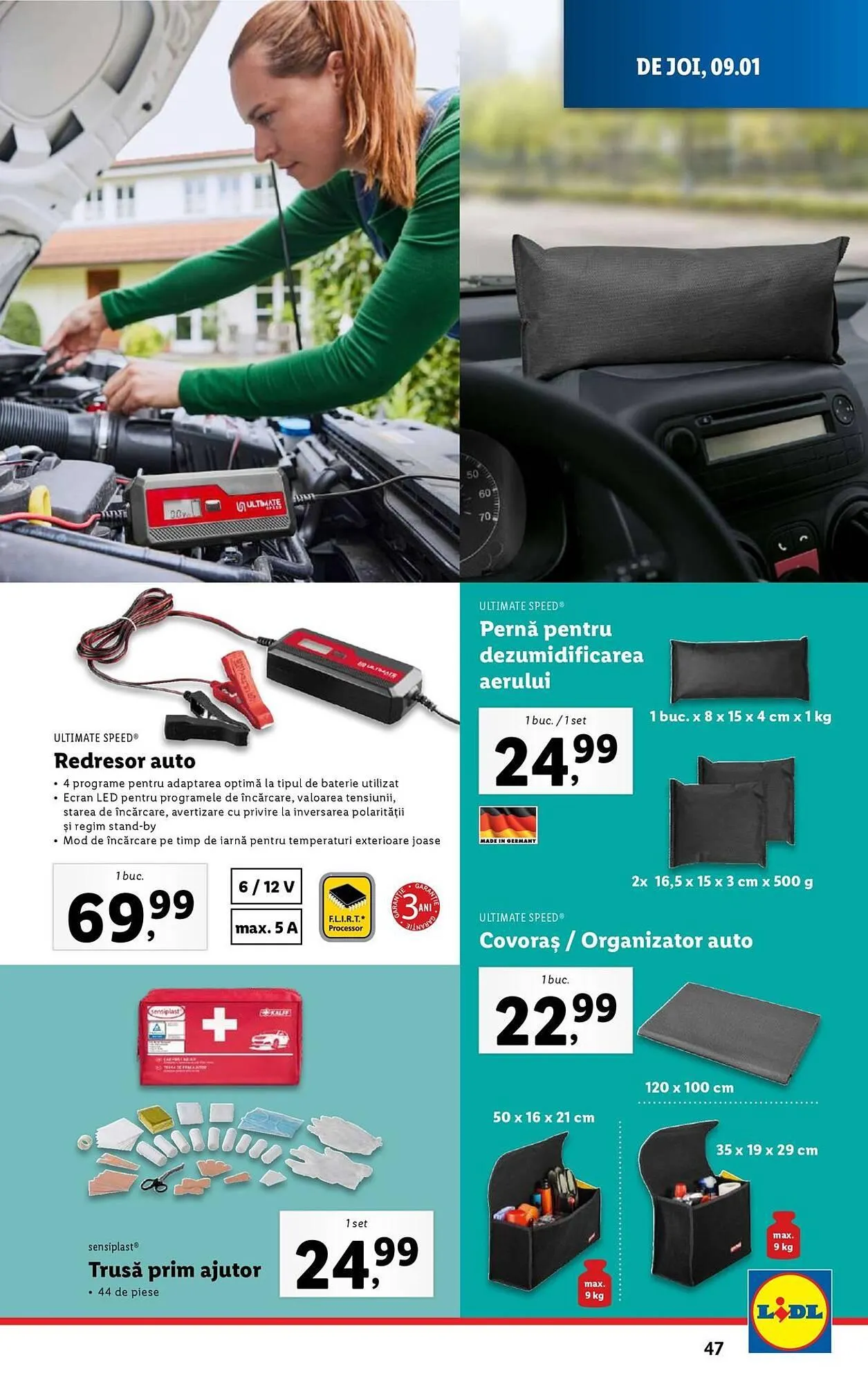 Catalog Catalog Lidl de la 6 ianuarie până la 12 ianuarie 2025 - Revista Pagina 47