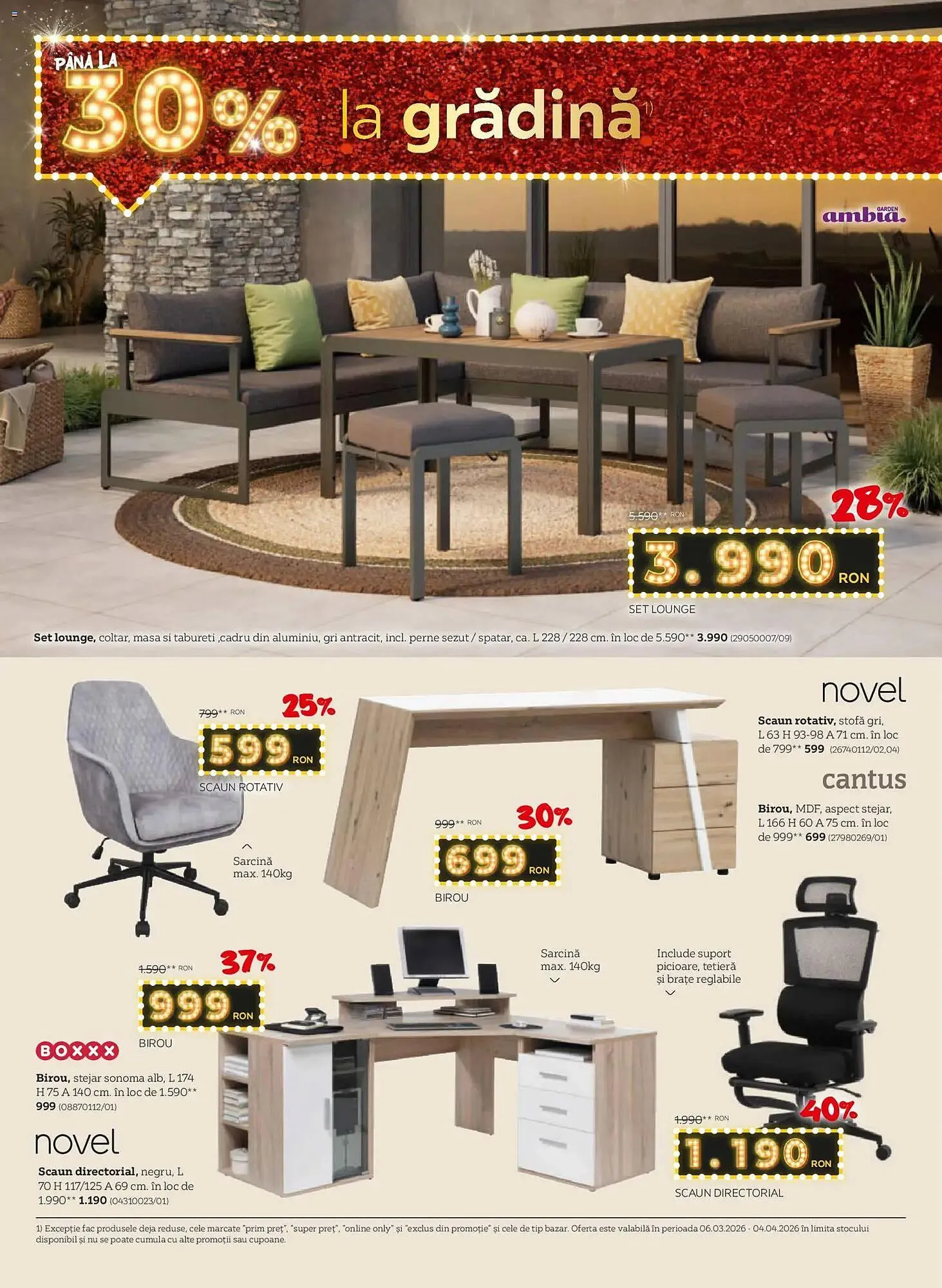 Catalog Catalog XXXLutz de la 16 martie până la 5 aprilie 2026 - Revista Pagina 12