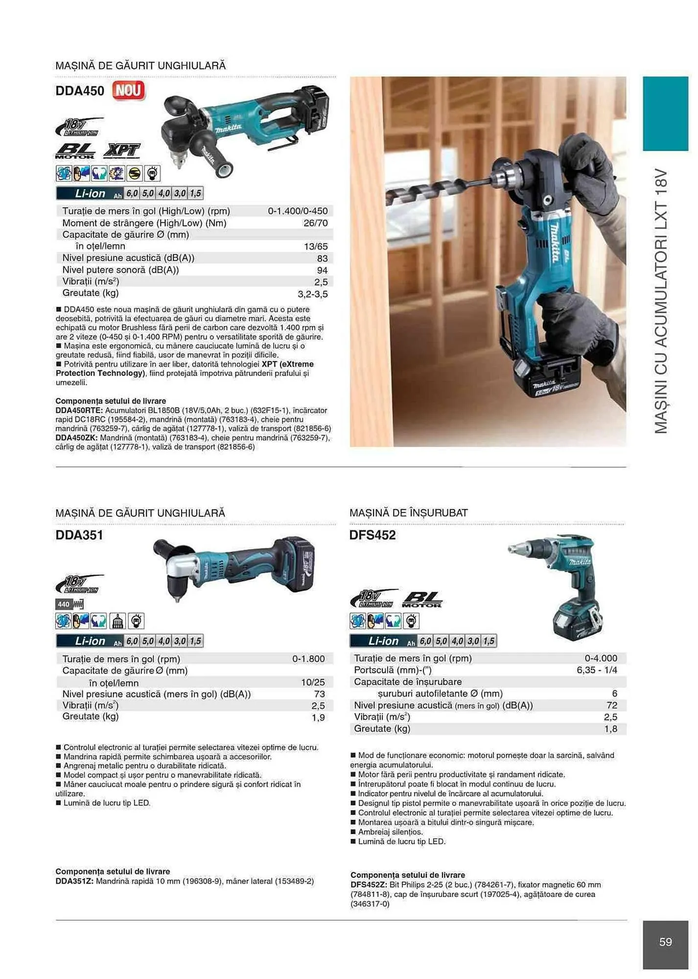 Catalog Makita catalog de la 1 ianuarie până la 31 decembrie 2023 - Revista Pagina 59