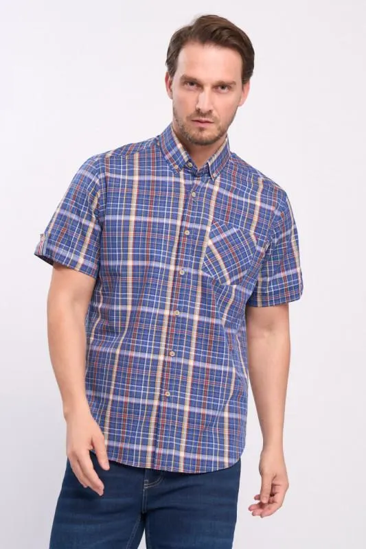 Lee Cooper - Camasa barbat regular cu maneca scurta cu model