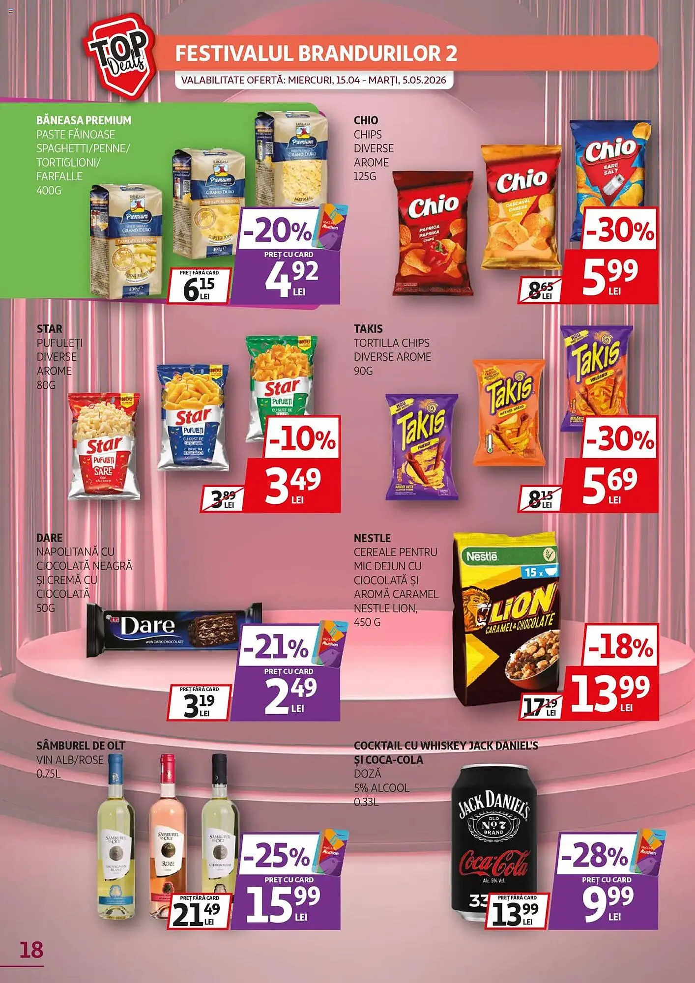 Catalog Catalog Auchan de la 8 aprilie până la 21 aprilie 2026 - Revista Pagina 18