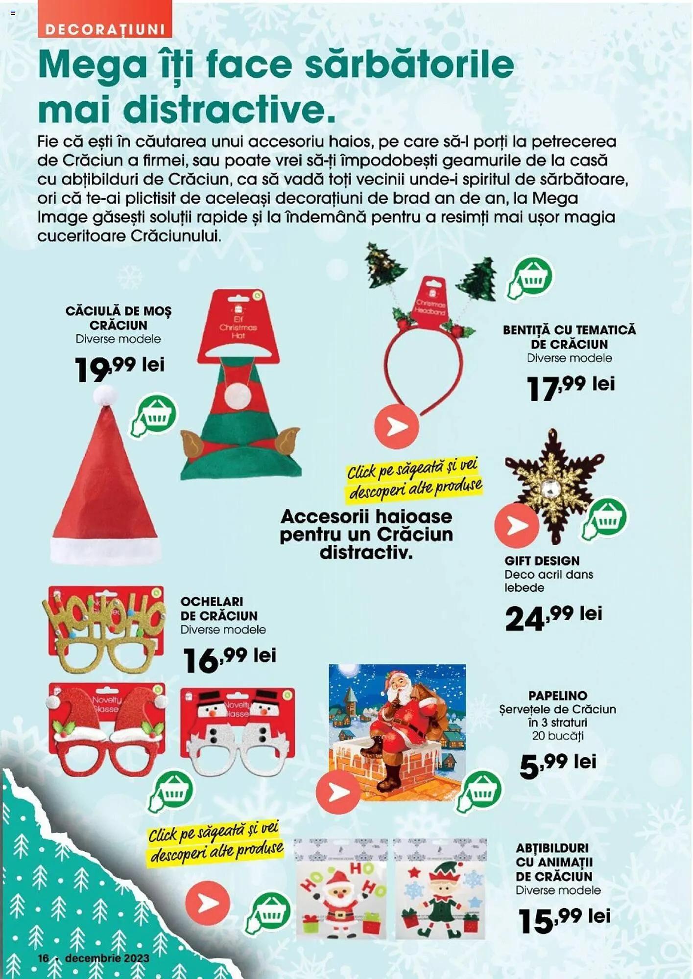 Catalog Mega Image catalog de la 30 noiembrie până la 3 ianuarie 2024 - Revista Pagina 16