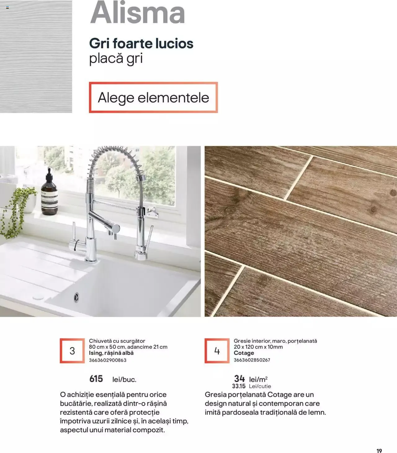 Catalog Brico Depot catalog - Bucătării modulare de la 1 ianuarie până la 31 decembrie 2023 - Revista Pagina 19