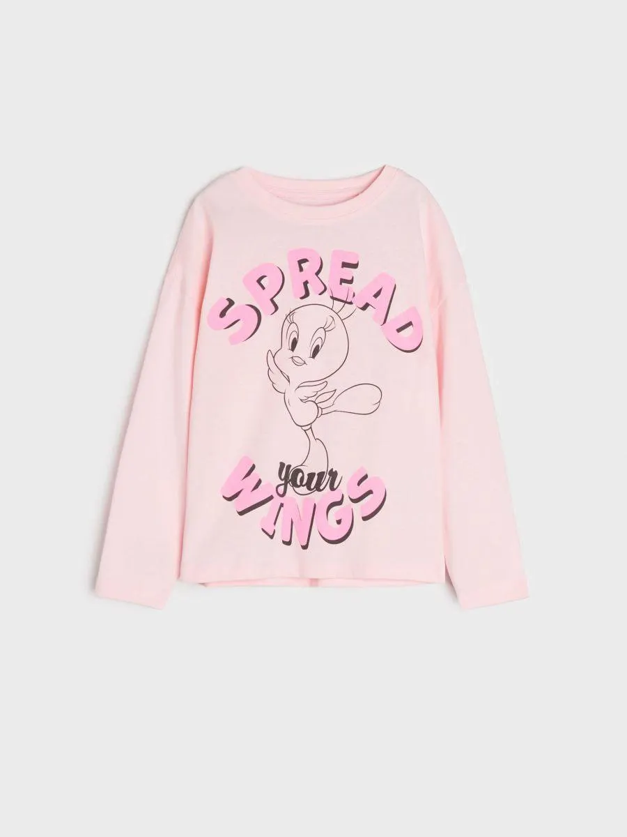 Tricou Looney Tunes cu mânecă lungă