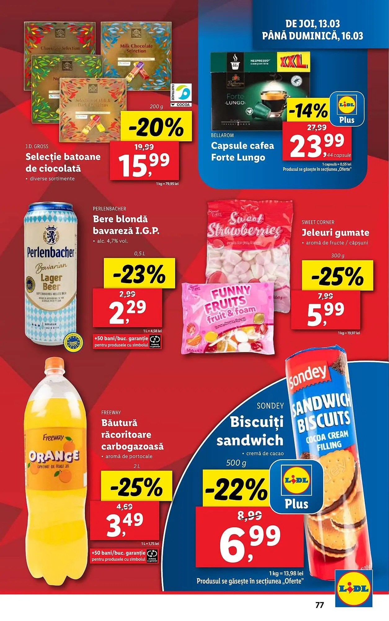 Catalog Catalog Lidl de la 10 martie până la 16 martie 2025 - Revista Pagina 77