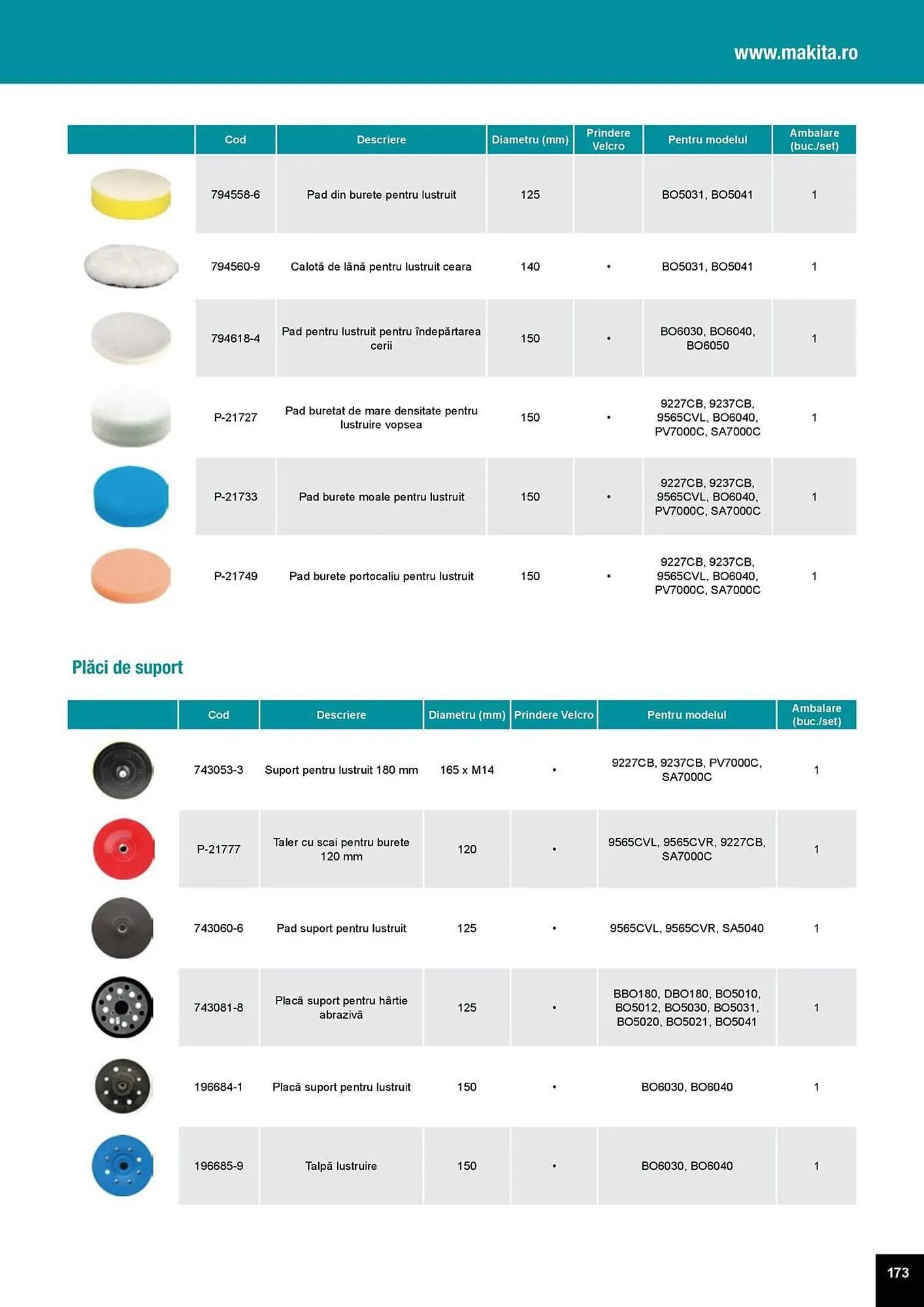Catalog Catalog Makita de la 1 aprilie până la 31 decembrie 2025 - Revista Pagina 173