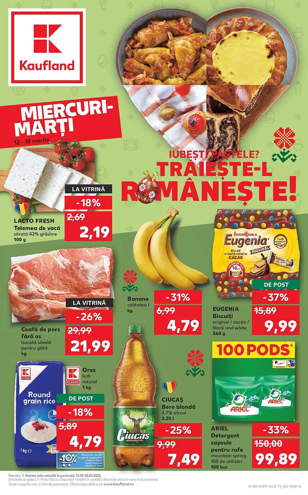 Catalog Catalog Kaufland de la 12 martie până la 18 martie 2025 - Revista Pagina 1