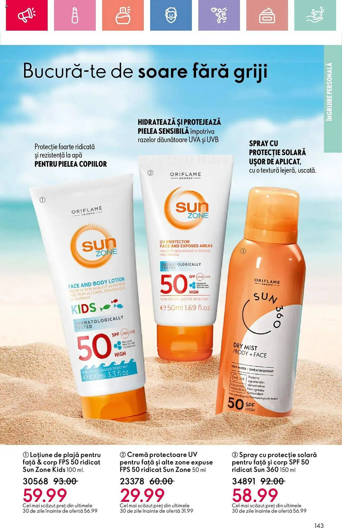 Catalog Catalog Oriflame de la 15 iunie până la 5 iulie 2025 - Revista Pagina 143