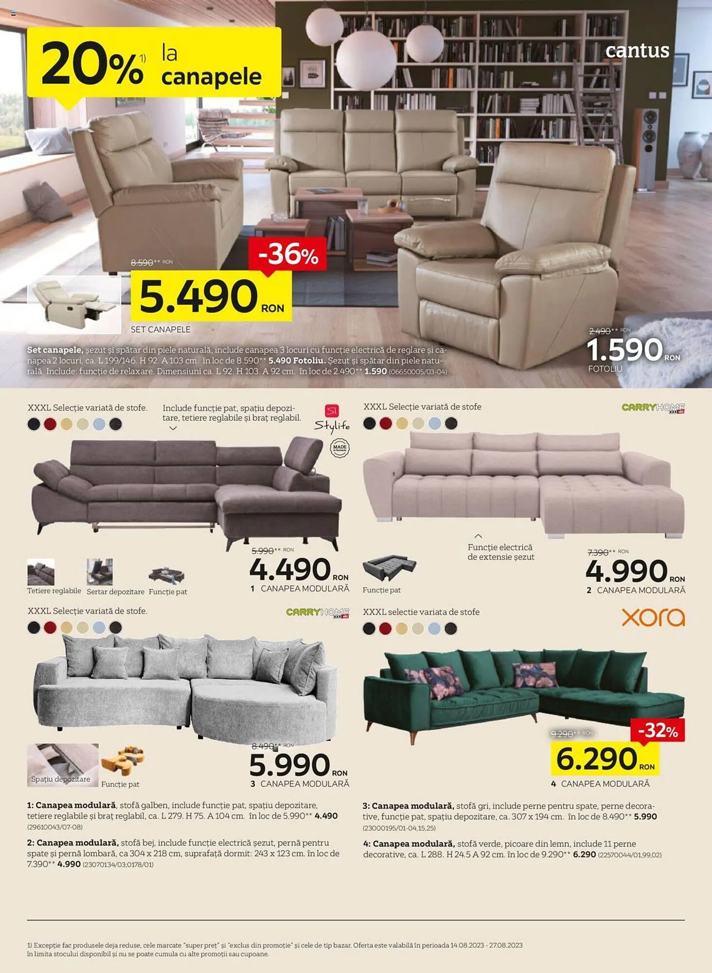 Catalog XXXLutz catalog de la 1 august până la 31 august 2023 - Revista Pagina 4