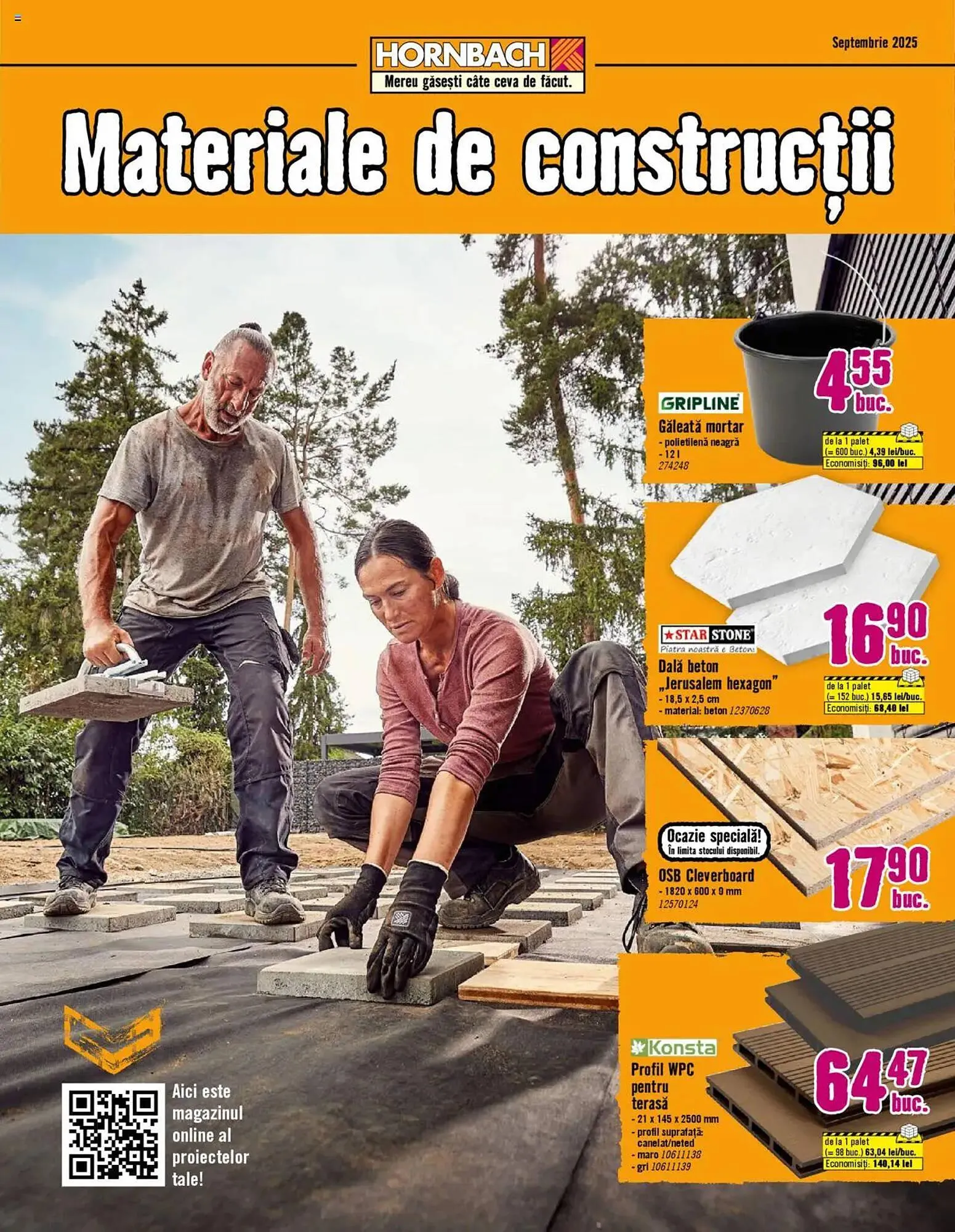 Catalog Magazine Hornbach de la 14 septembrie până la 14 octombrie 2025 - Revista Pagina 1