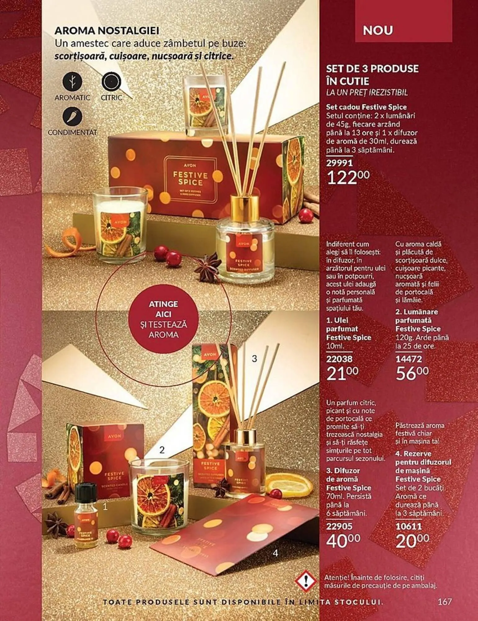 Catalog Catalog Avon de la 2 decembrie până la 31 decembrie 2025 - Revista Pagina 167
