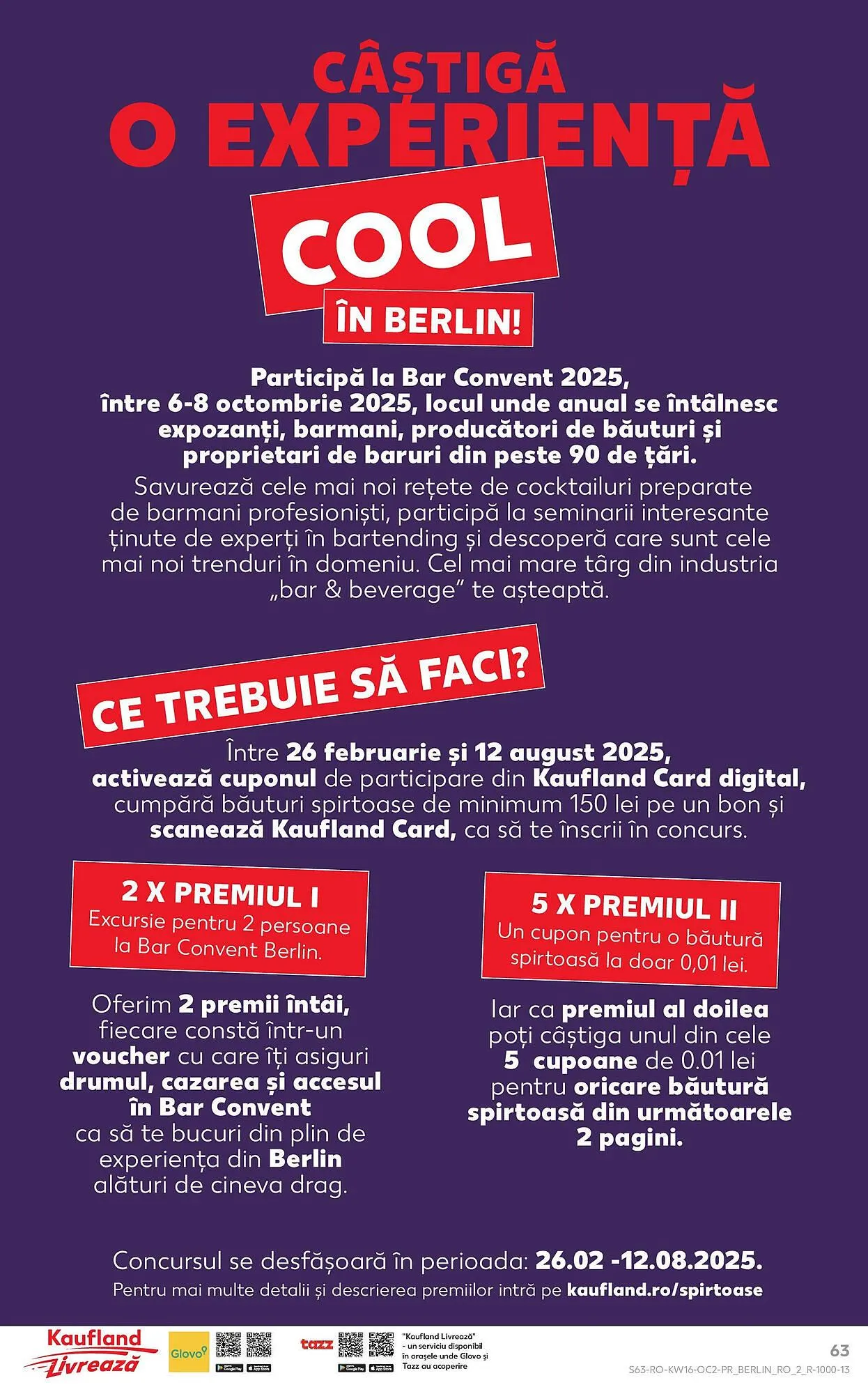 Catalog Catalog Kaufland de la 16 aprilie până la 22 aprilie 2025 - Revista Pagina 63