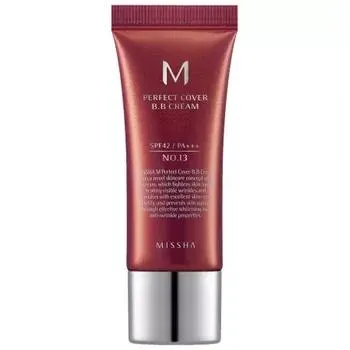 BB Cream M Perfect Cover SPF42 PA+++ No.13 Bej Luminos, 20ml, Missha