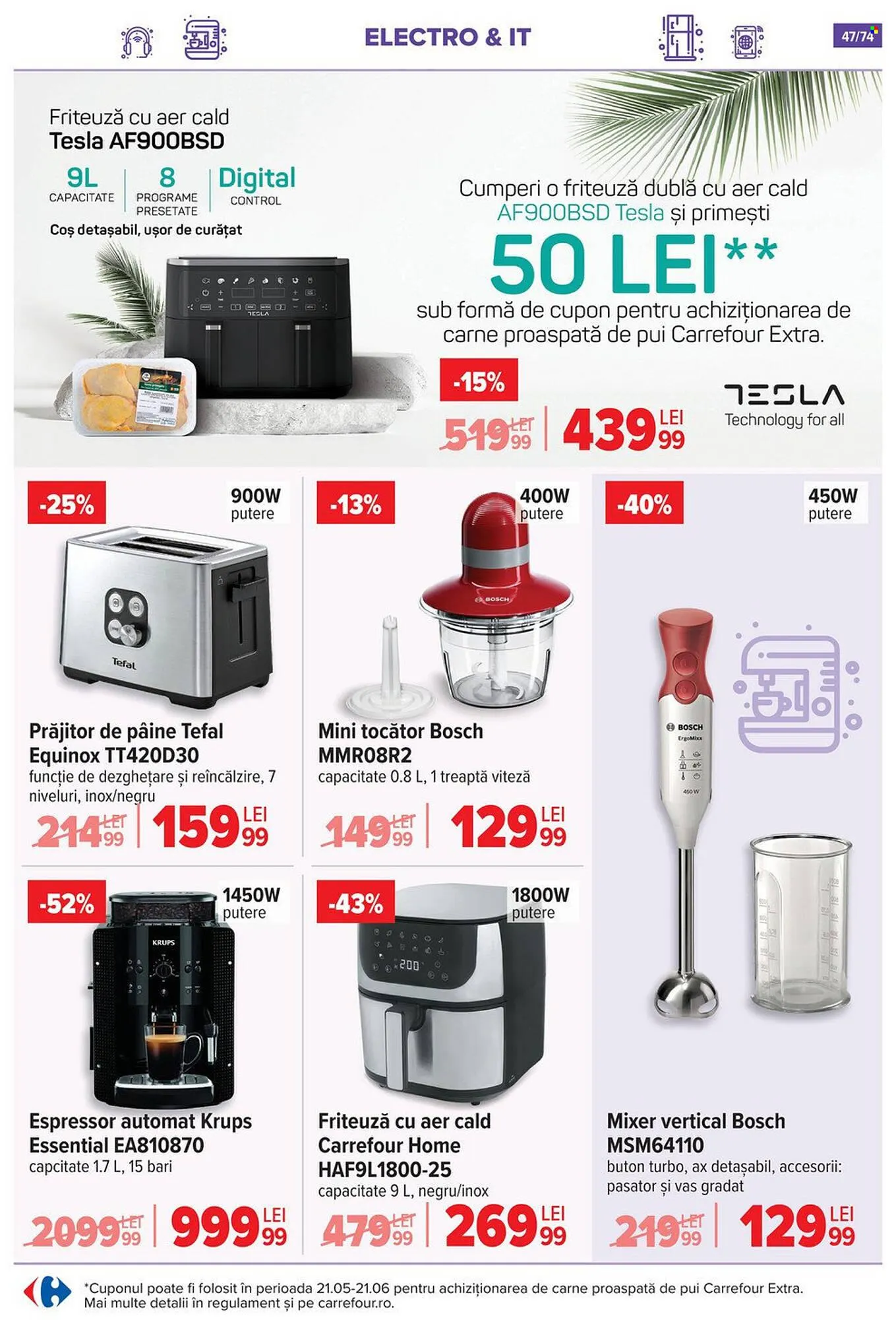 Catalog Catalog Carrefour de la 7 mai până la 20 mai 2025 - Revista Pagina 47