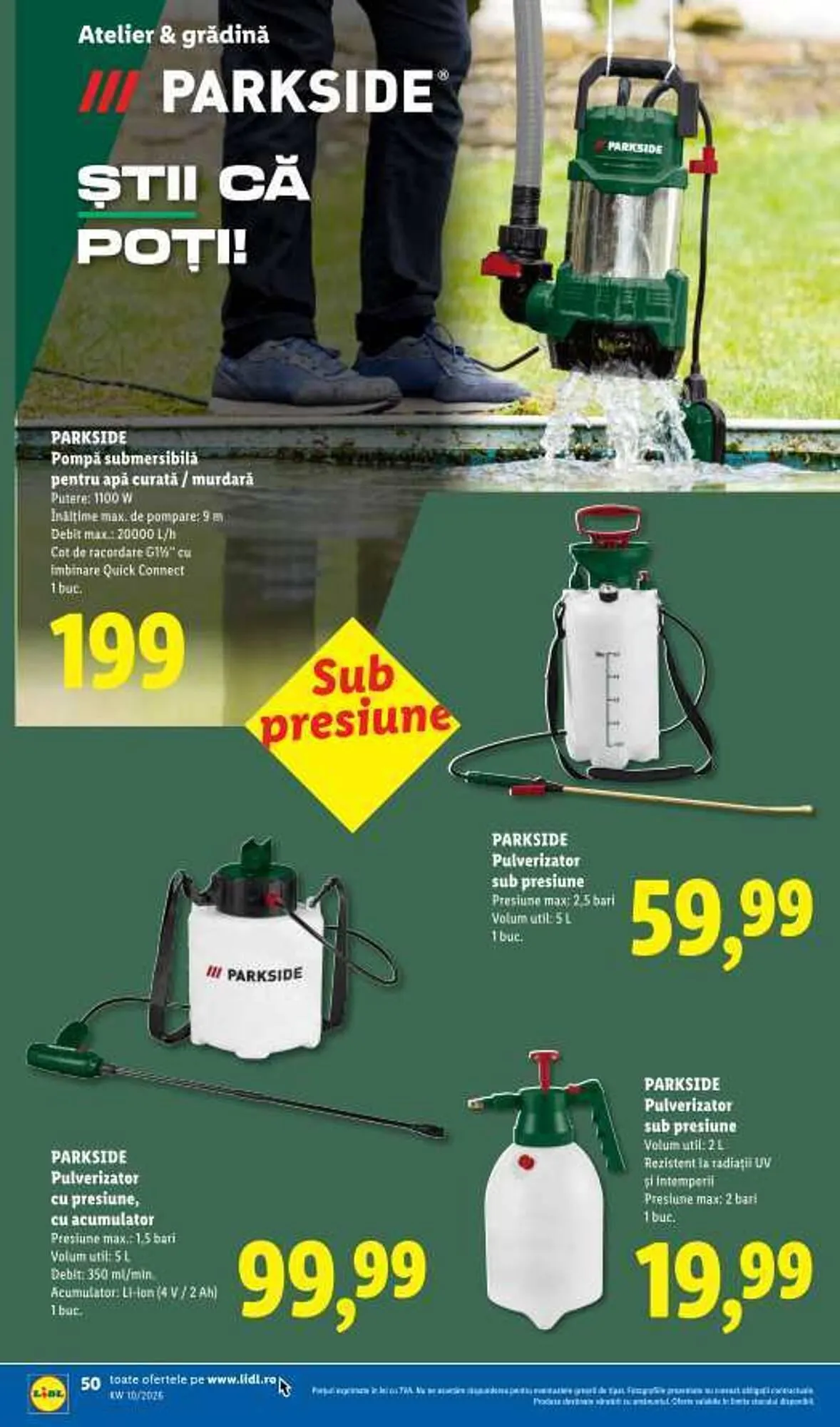 Catalog Catalog Lidl de la 2 martie până la 8 martie 2026 - Revista Pagina 50