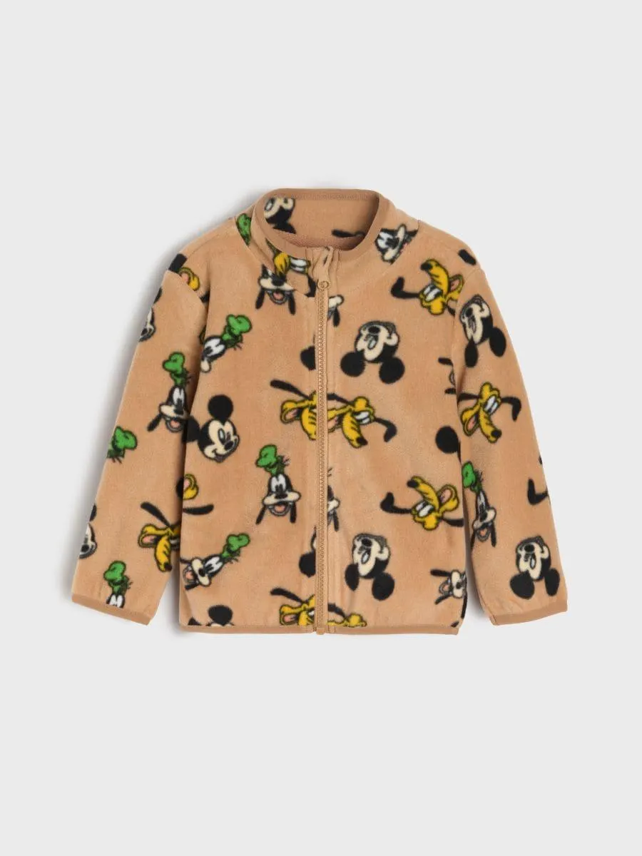 Polar cu fermoar Mickey Mouse