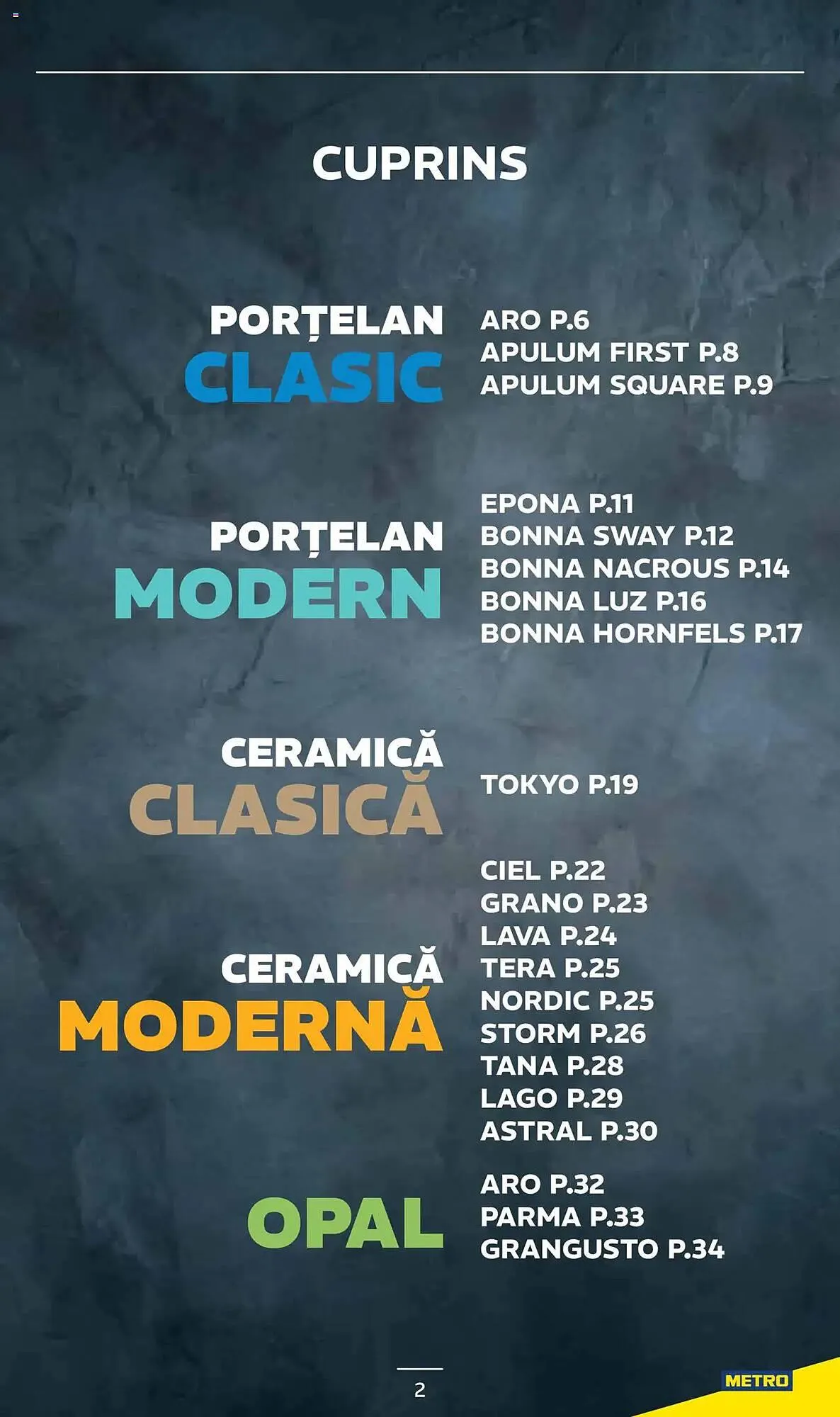 Catalog Catalog Metro de la 20 ianuarie până la 20 ianuarie 2026 - Revista Pagina 2