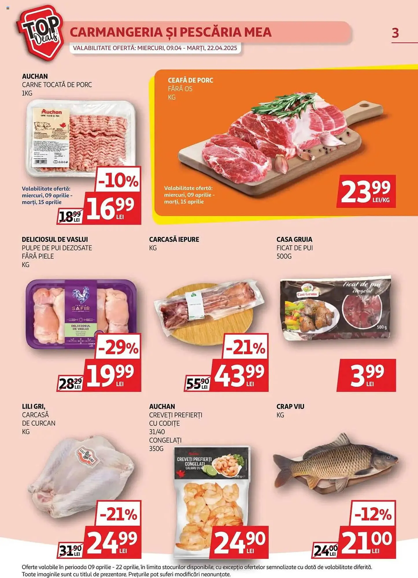 Catalog Catalog Auchan de la 9 aprilie până la 22 aprilie 2025 - Revista Pagina 3