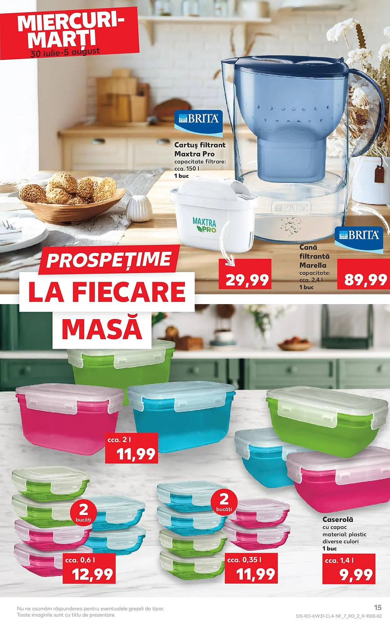 Catalog Catalog Kaufland de la 30 iulie până la 5 august 2025 - Revista Pagina 15