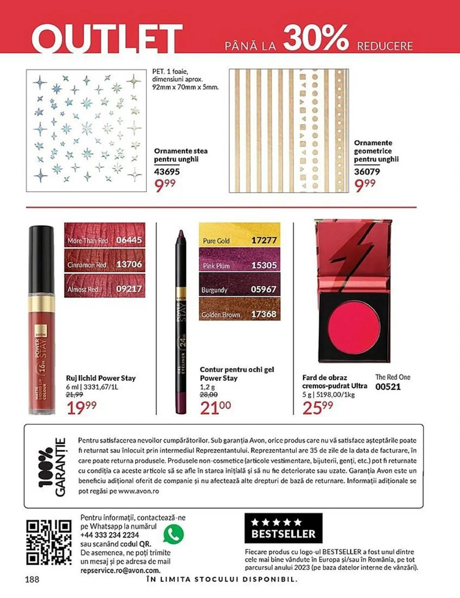 Catalog Catalog Avon de la 2 decembrie până la 31 decembrie 2025 - Revista Pagina 188