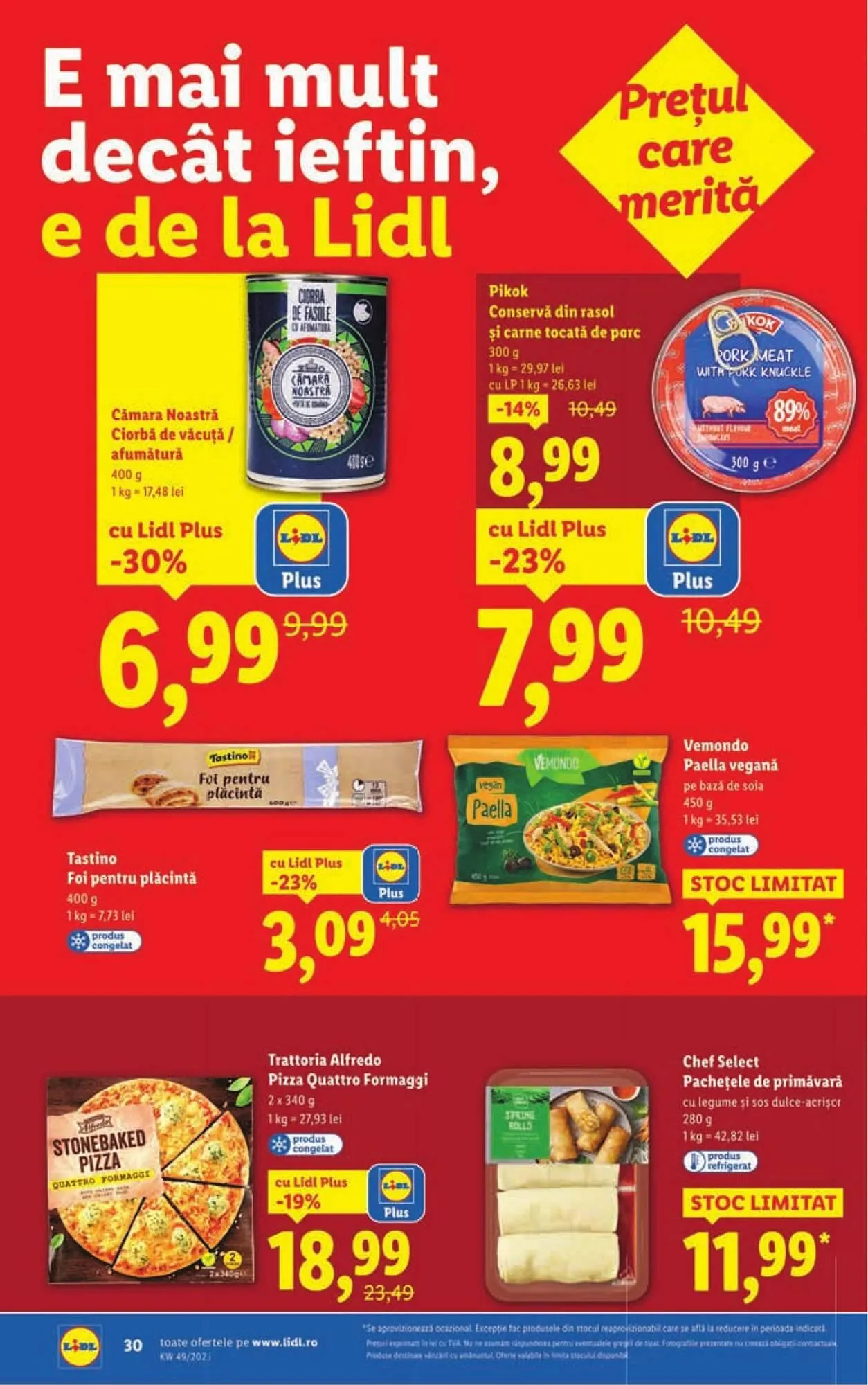Catalog Catalog Lidl de la 1 decembrie până la 7 decembrie 2025 - Revista Pagina 30