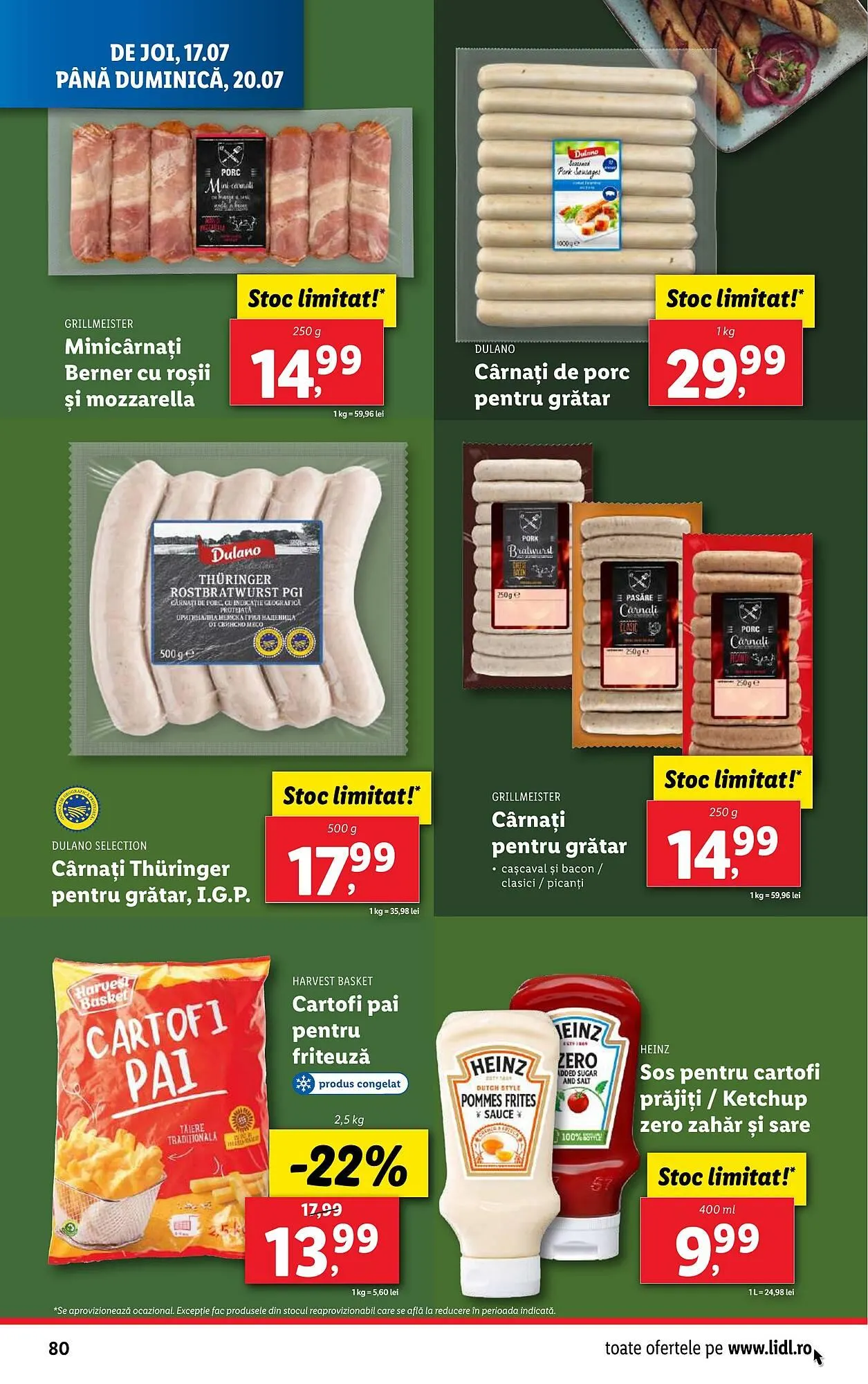 Catalog Catalog Lidl de la 14 iulie până la 20 iulie 2025 - Revista Pagina 80