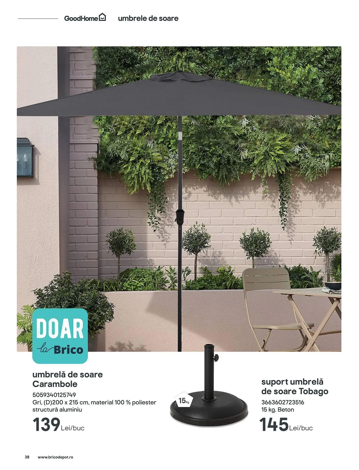 Catalog Brico Depôt catalog de la 22 aprilie până la 22 aprilie 2025 - Revista Pagina 38
