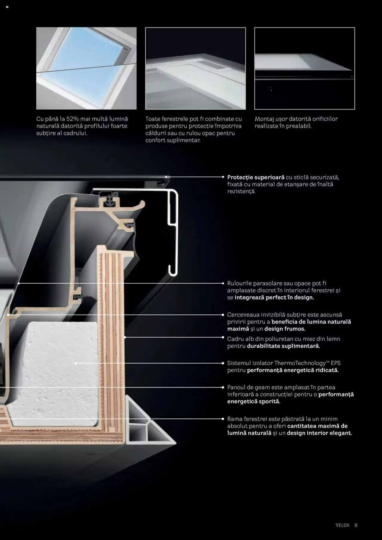 Catalog Velux catalog - Noua Generație De Ferestre Pentru Acoperiș Terasă de la 19 martie până la 31 decembrie 2024 - Revista Pagina 9