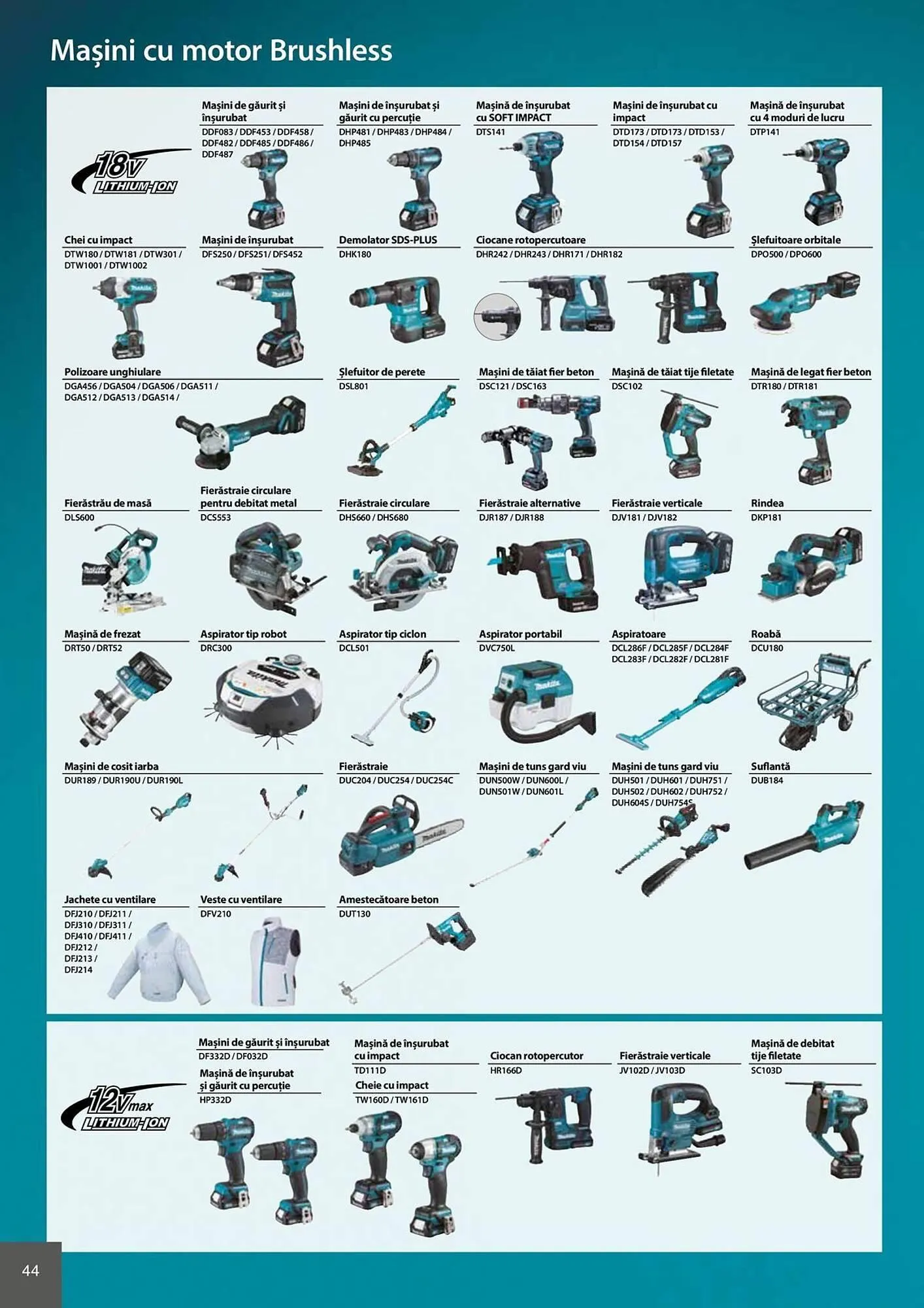 Catalog Catalog Makita de la 28 aprilie până la 31 decembrie 2026 - Revista Pagina 44