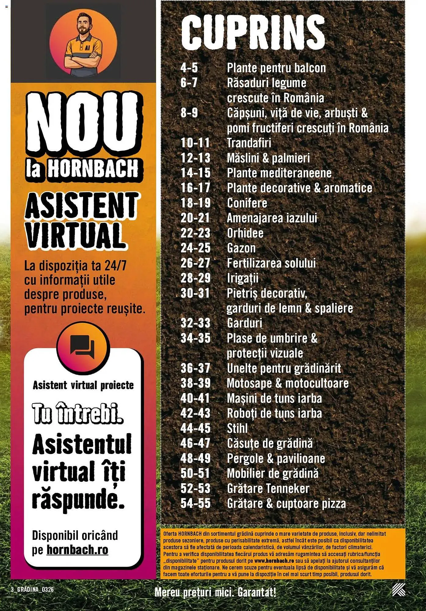 Catalog Magazine Hornbach de la 22 martie până la 22 aprilie 2026 - Revista Pagina 3