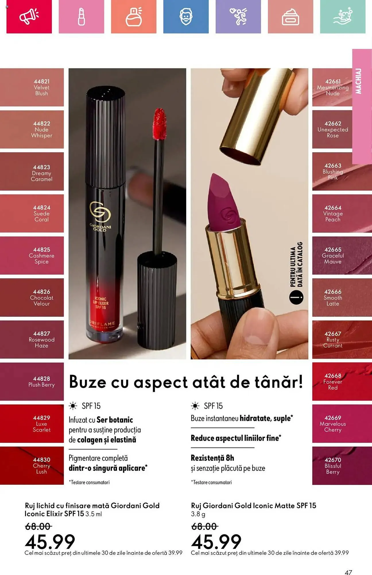 Catalog Catalog Oriflame de la 25 mai până la 14 iunie 2025 - Revista Pagina 47
