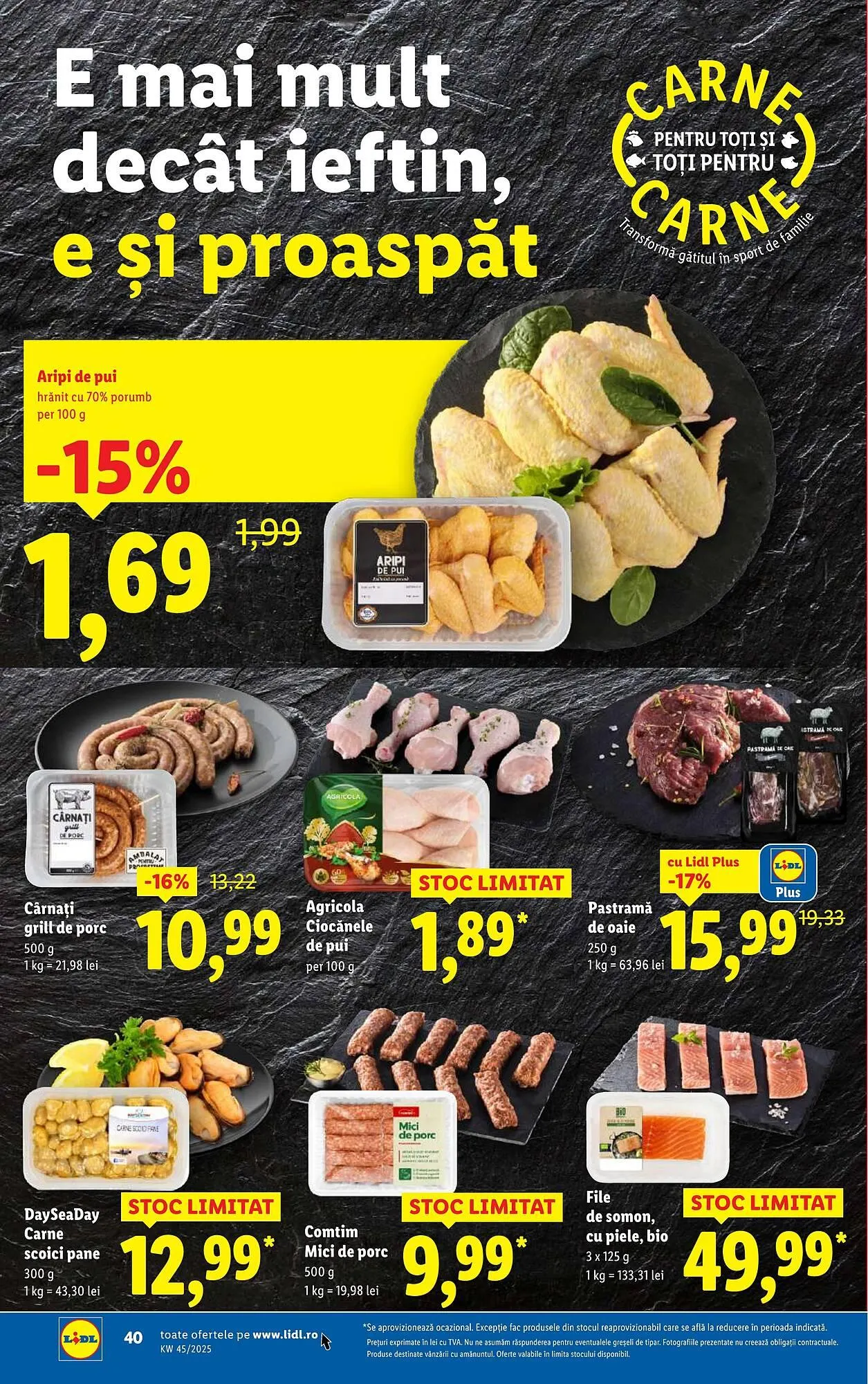 Catalog Catalog Lidl de la 3 noiembrie până la 9 noiembrie 2025 - Revista Pagina 40
