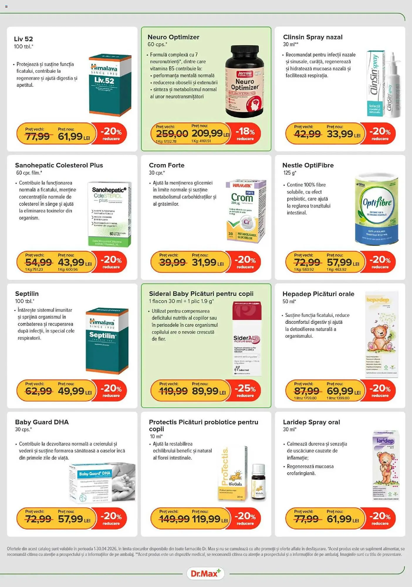 Catalog Catalog Dr.Max de la 1 aprilie până la 30 aprilie 2026 - Revista Pagina 5