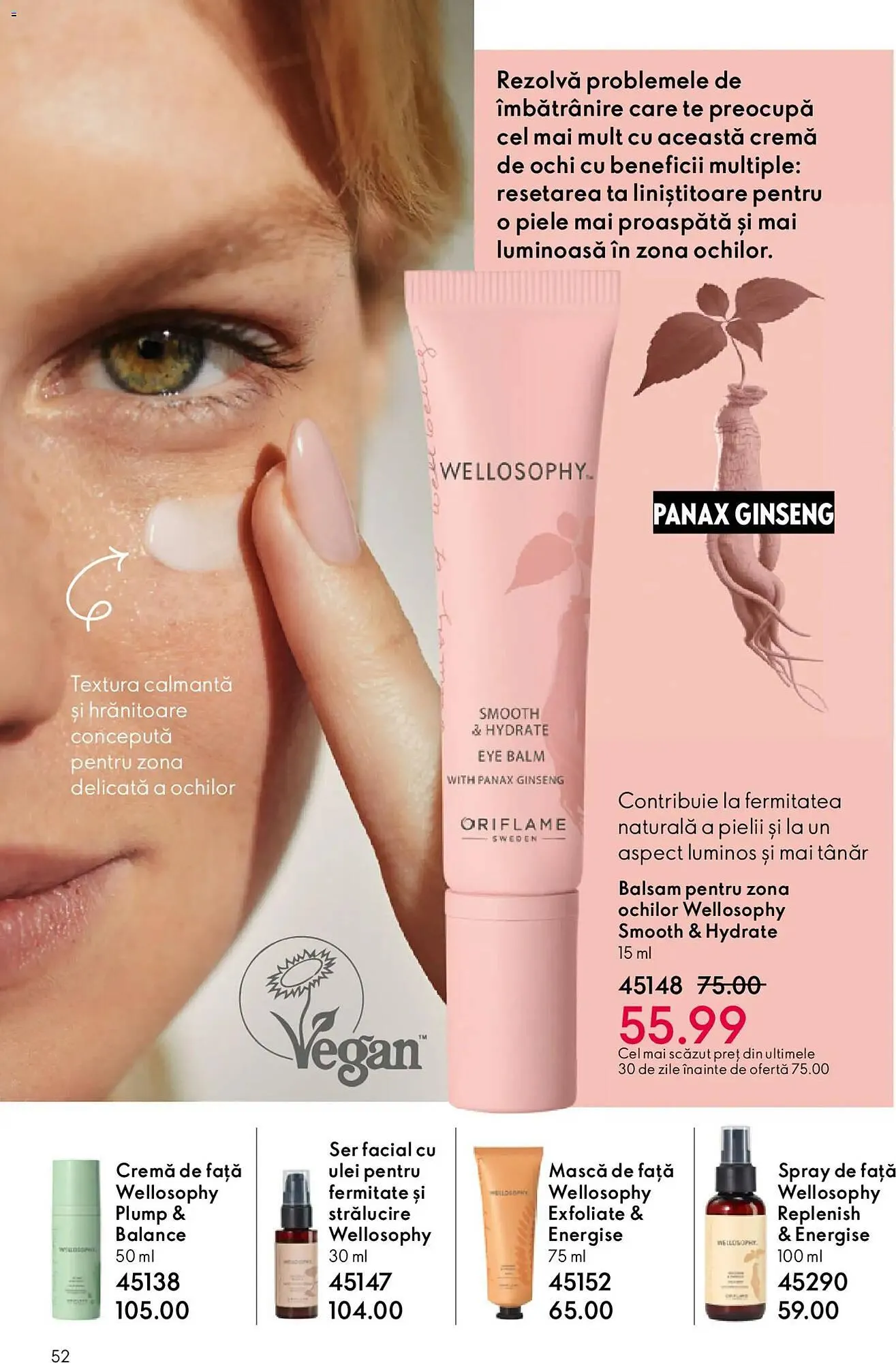 Catalog Catalog Oriflame de la 24 martie până la 14 aprilie 2026 - Revista Pagina 52