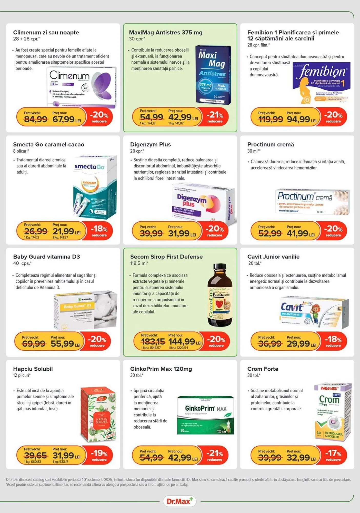 Catalog Catalog Dr.Max de la 1 octombrie până la 31 octombrie 2025 - Revista Pagina 5