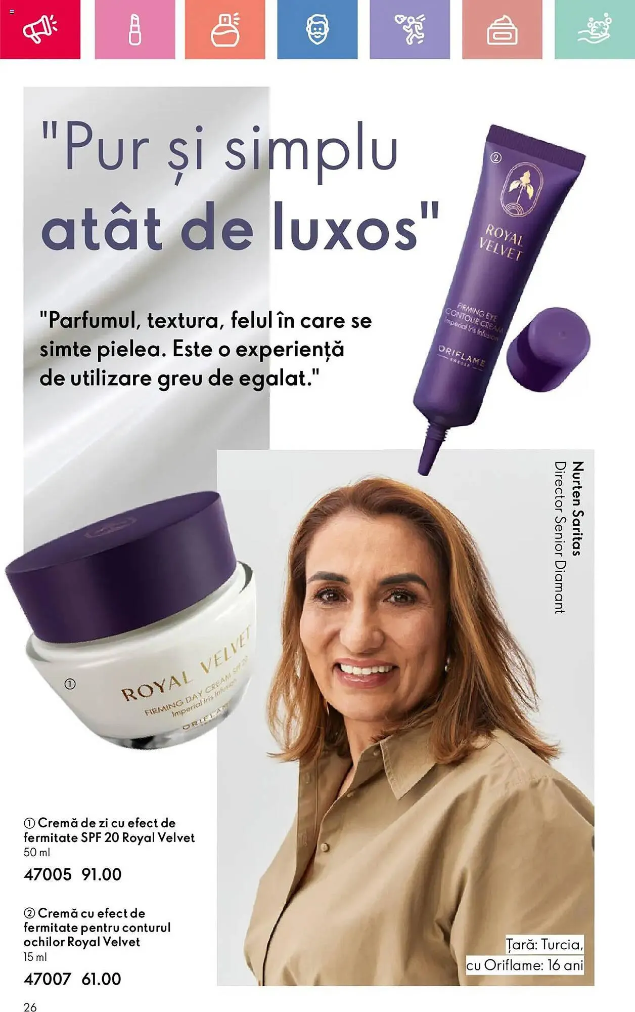 Catalog Catalog Oriflame de la 26 iulie până la 19 august 2025 - Revista Pagina 26