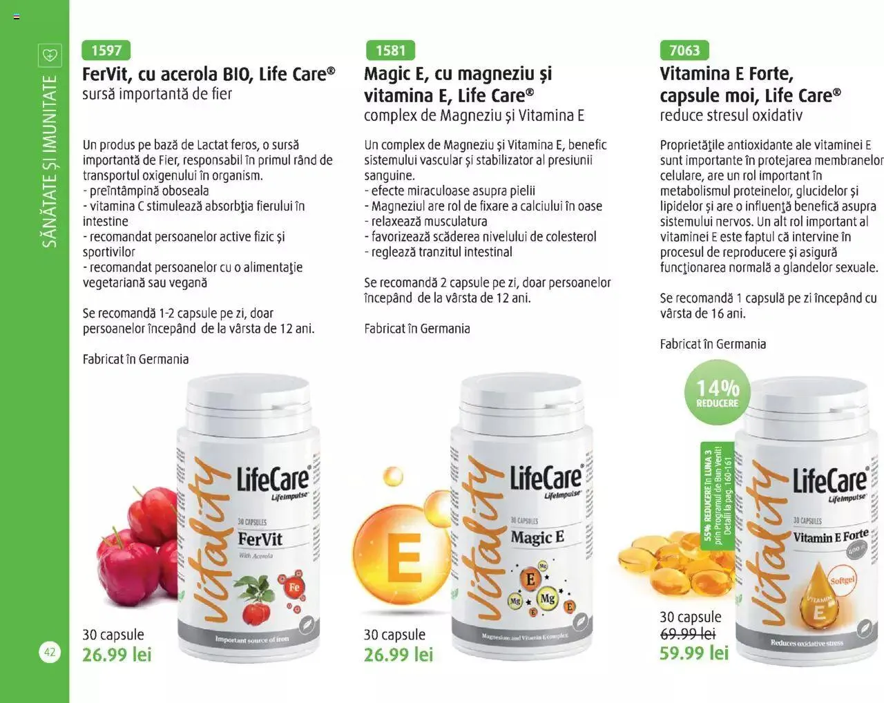 Catalog Catalog Life Care primavara-vara 2023 de la 1 martie până la 31 decembrie 2023 - Revista Pagina 44