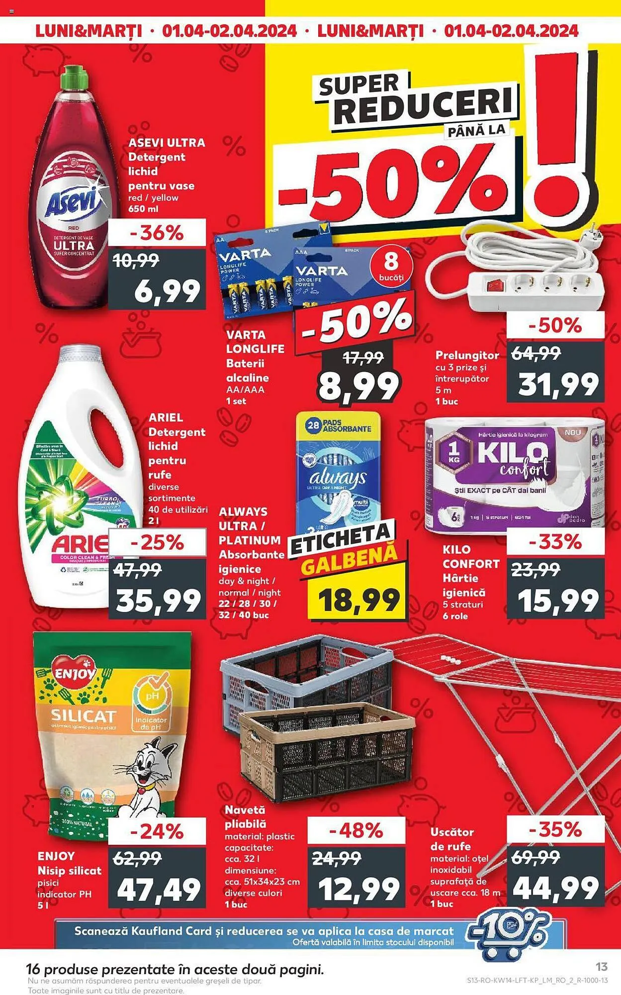 Catalog Kaufland catalog de la 3 aprilie până la 9 aprilie 2024 - Revista Pagina 13