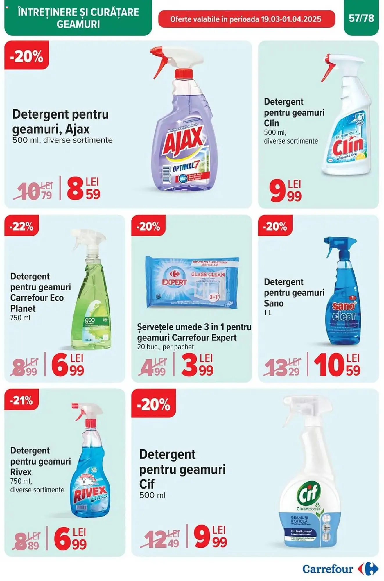 Catalog Catalog Carrefour de la 26 martie până la 1 aprilie 2025 - Revista Pagina 58