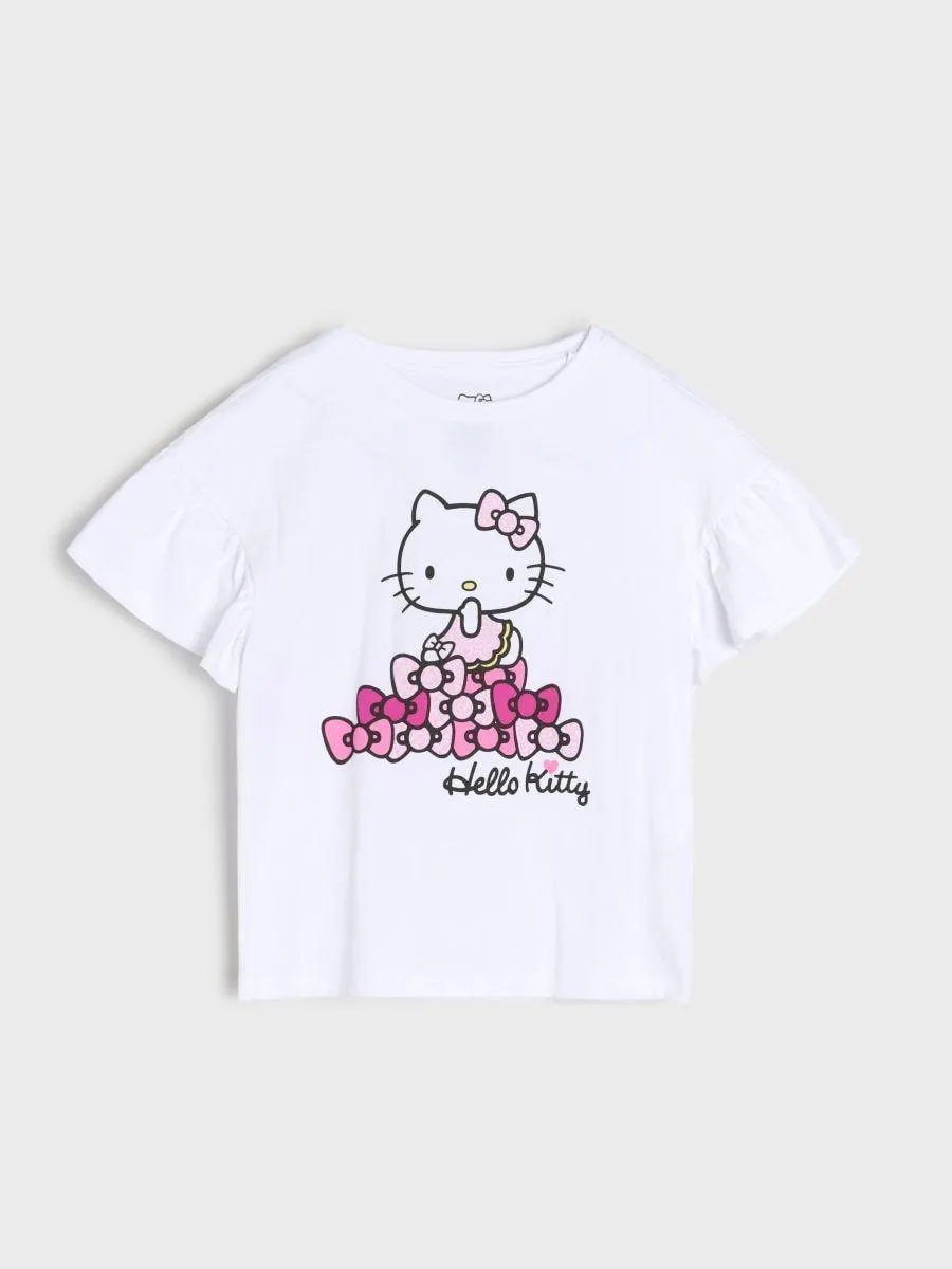 Tricou Hello Kitty, cu mânecă lungă