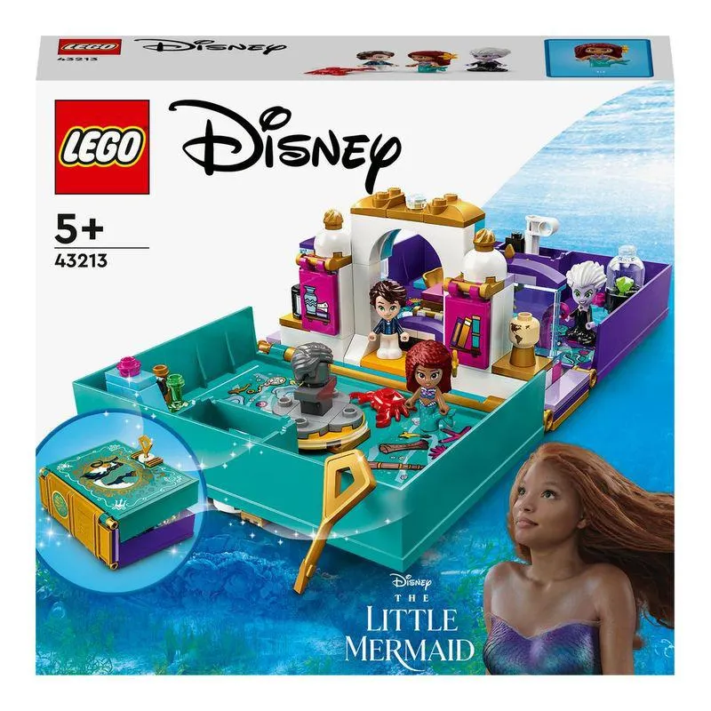LEGO Disney - Cartea povestii Mica Sirena 43213, 134 piese