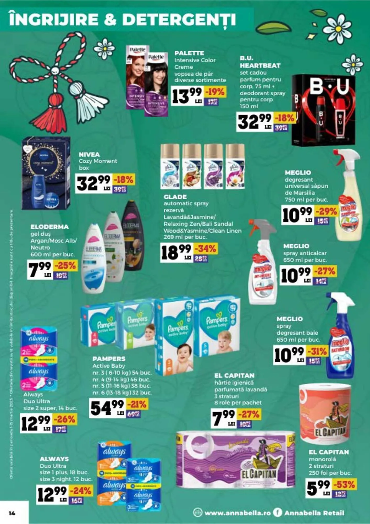 Catalog Catalog Annabella de la 1 martie până la 15 martie 2025 - Revista Pagina 14